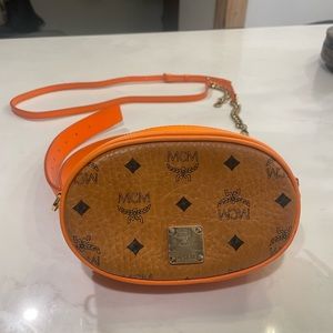 MCM Women's Brown Essential Original Visetos Belt Bag